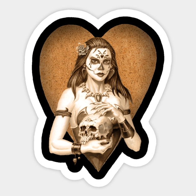 dia de los muertos Sticker by Paul_Abrams